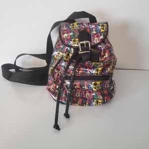 Vintage Disney Mickey Minnie Mini Backpack